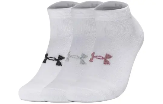 Under Armour Essential Ankle Socks Unisex 3 Pack White