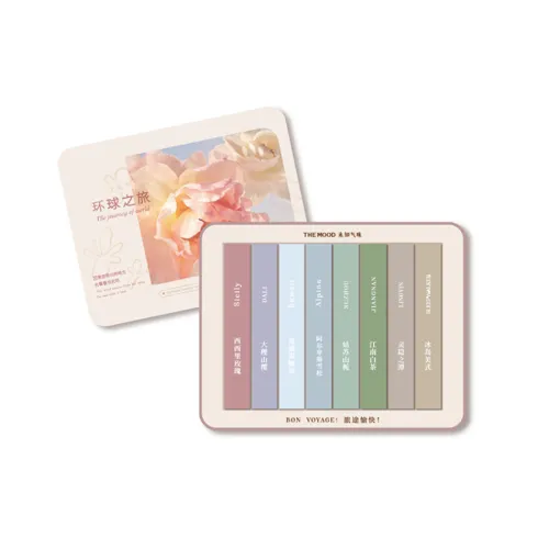 Unknown Smell THE MOOD Global Journey Fragrance Test Gift Box Perfume Q Fragrance Perfume EDP 2ml*8