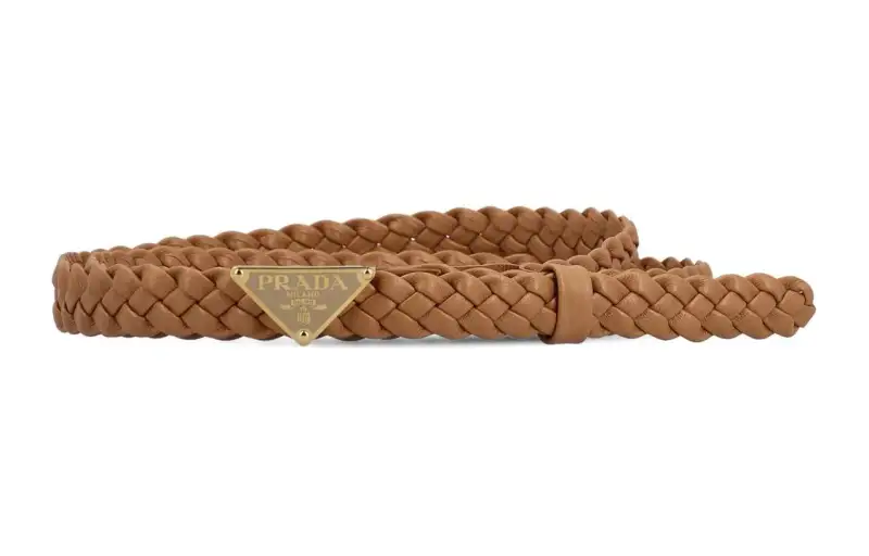 PRADA Leather Belts Women's Brown
