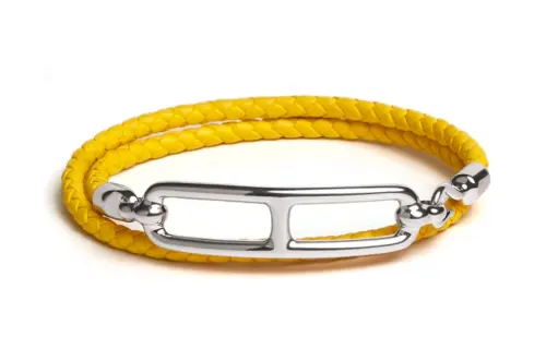 HERMES Roulis Bracelets Women's Yellow