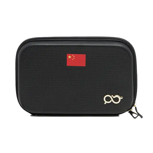 Li Ning Pu Ping Pong Paddle Bag Storage Bag Unisex Black/Blue/White