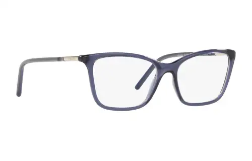 PRADA Plastic Cat Eye Eyeglass Frames Women's Blue