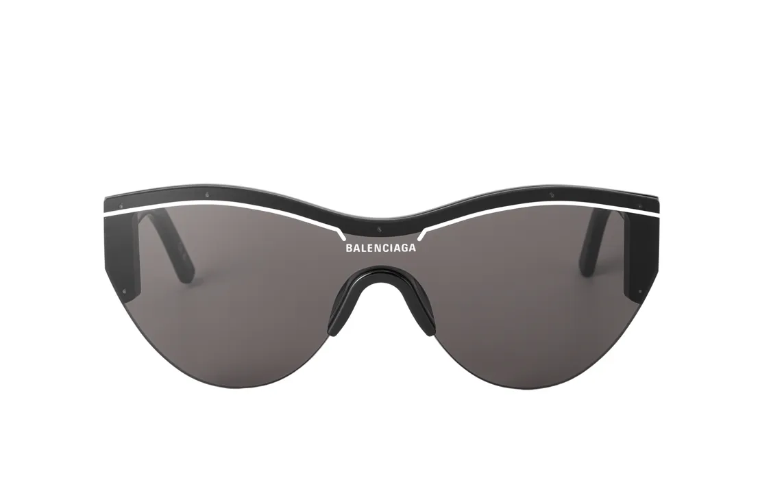 Balenciaga Eyewear Logo Bike Sunglasses