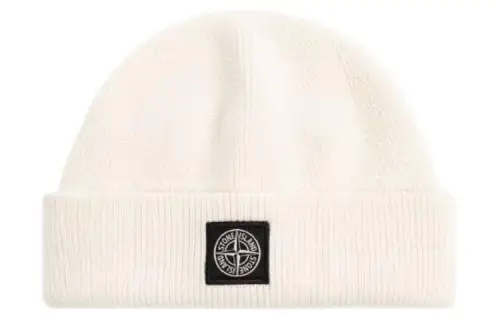 Stone Island Compass Logo Patch Beanie