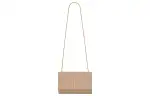 SAINT LAURENT Kate Calfskin Crossbody Bag, Shoulder Bag Women's Dark Beige