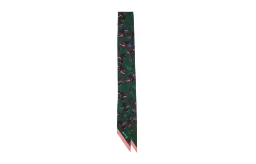 Burberry Silk Scarves Women's Green