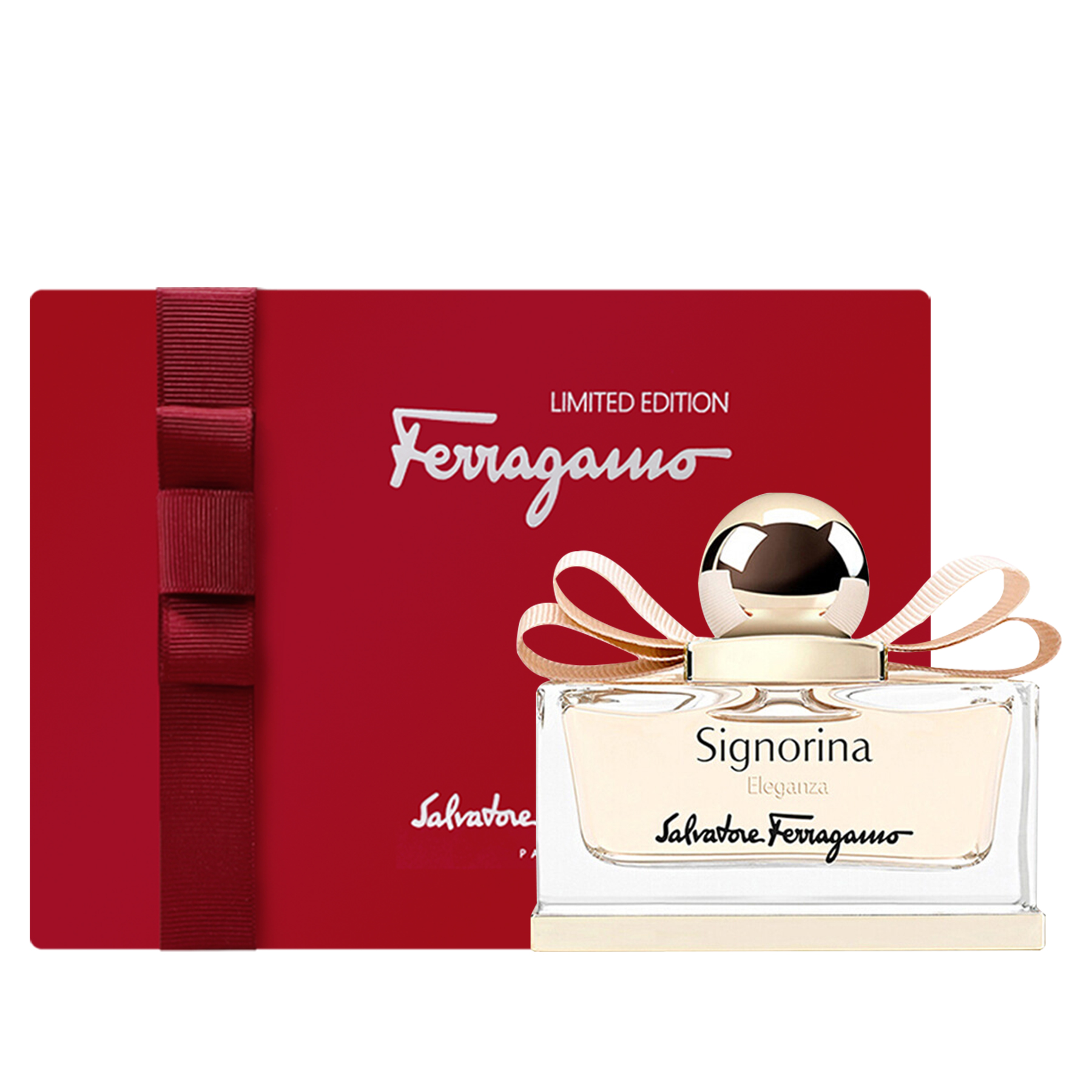 FERRAGAMO Elegant Lady Perfume Gift Box Yellow Ribbon Ballet Diva EDP 30ml