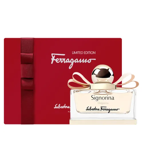 FERRAGAMO Elegant Lady Perfume Gift Box Yellow Ribbon Ballet Diva EDP 30ml