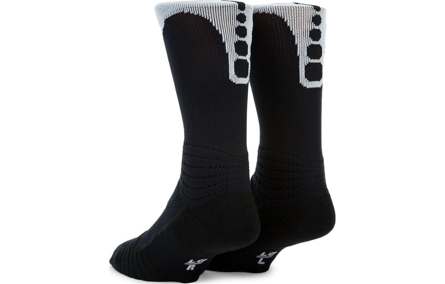 Nike Crew Socks Men’s 1 Pack Black White
