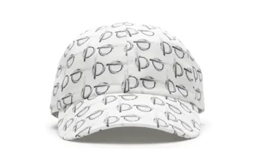 Burberry Cotton Baseball Caps Men's White