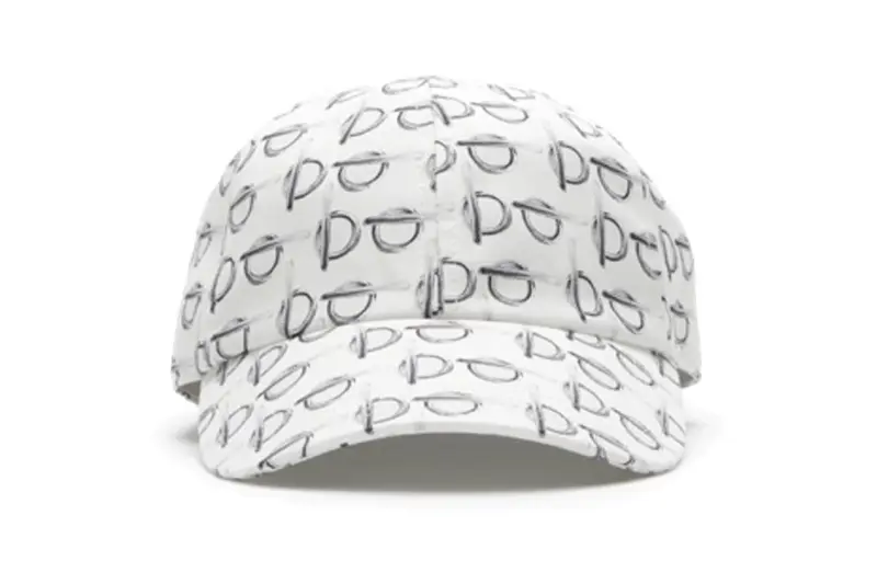 Burberry Cotton Baseball Caps Men's White