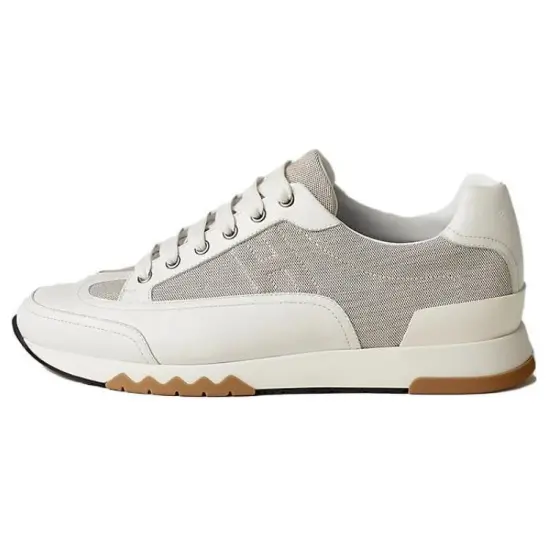 HERMES Trail Casual Shoes Men Low-Top White Gray