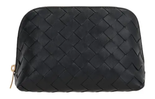 Bottega Veneta Intrecciato Medium Half Moon Beauty Pouch
