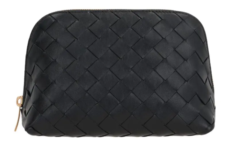 Bottega Veneta Intrecciato Medium Half Moon Beauty Pouch