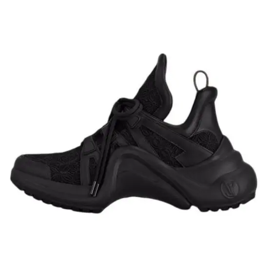 LOUIS VUITTON Casual Shoes Women's Low-Top Black