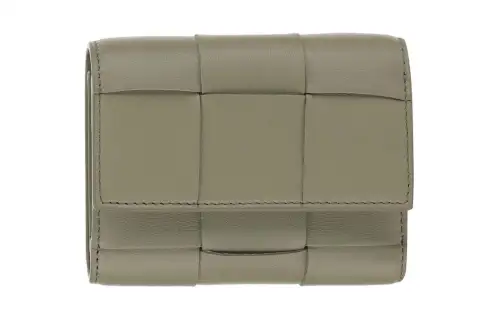 Bottega Veneta Cow Leather Wallet Women's Taupe