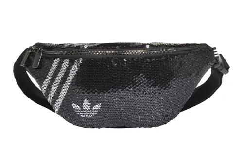 Adidas Originals Polyester Sling Bag, Fanny Pack Regular Unisex Black