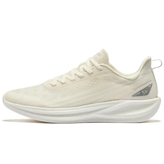 Erke Running Shoes Men Low-Top Microcrystal White