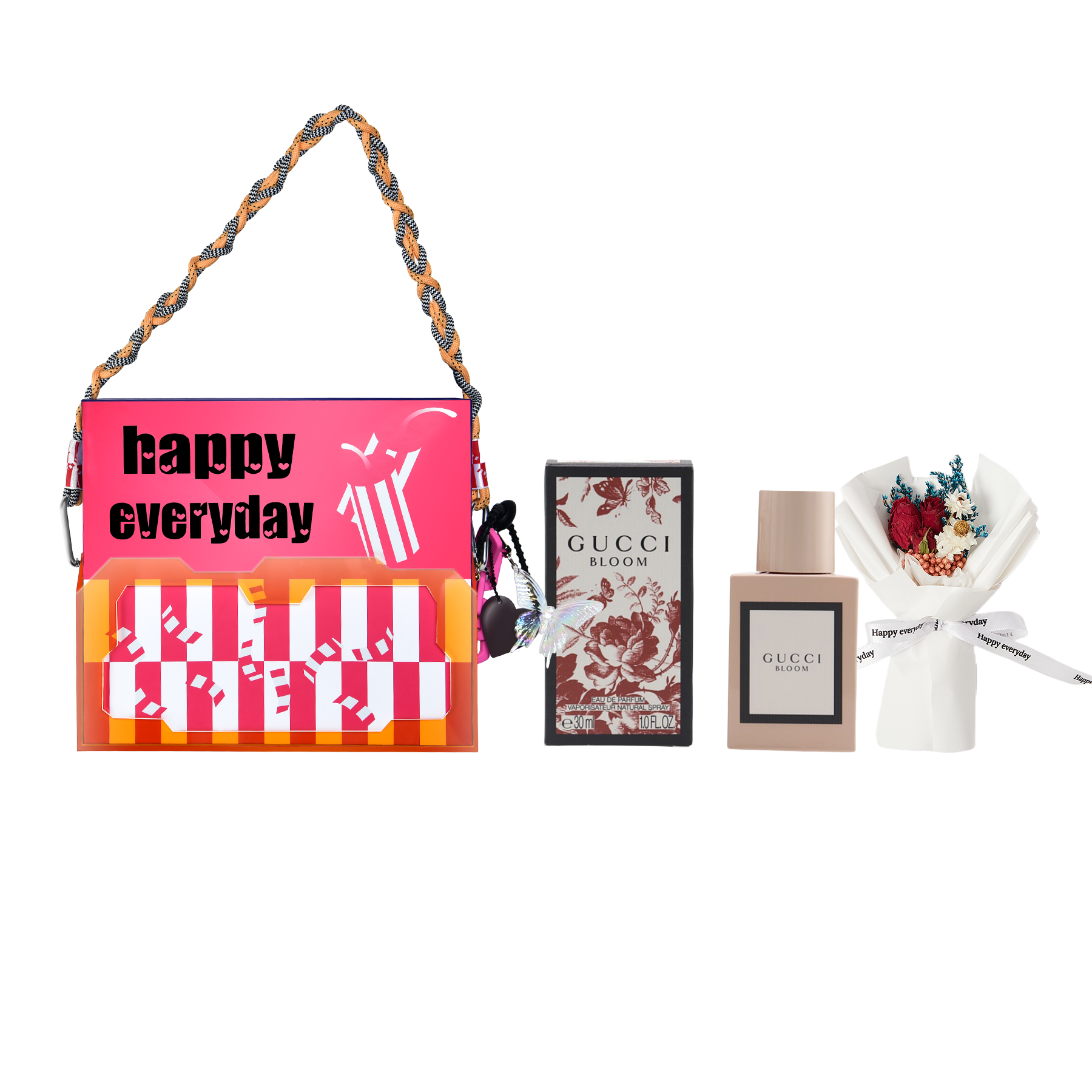 GUCCI Gucci, gift box, perfume, floral set, punk style, light luxury style, 30 ml, 50 ml, 100 ml