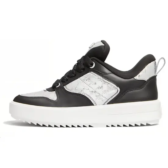 MICHAEL KORS Skateboard Shoes Women's Low-Top Silver