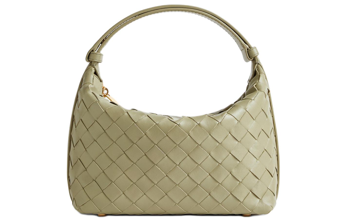 Женская сумка Bottega Veneta Intrecciato (зеленая)