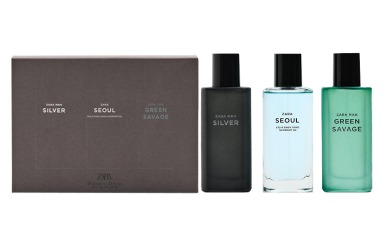 ZARA Perfume, set, 3 piece set, 40 ml, 40 ml, 40 ml