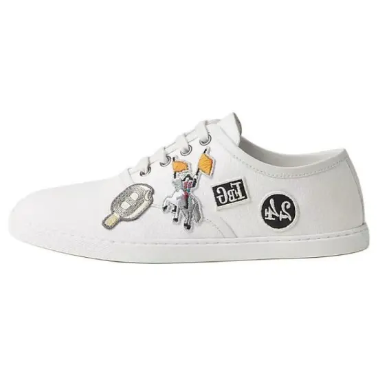 HERMES Skateboard Shoes Women's Low-Top White