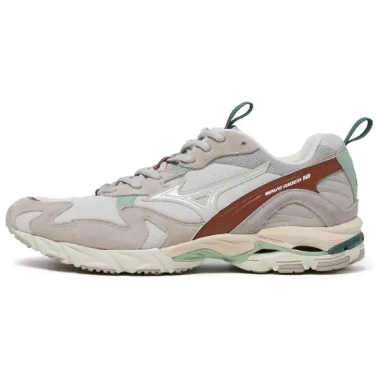Wave Rider 10 Mizuno Premium 'Silver Cloud White Sand'