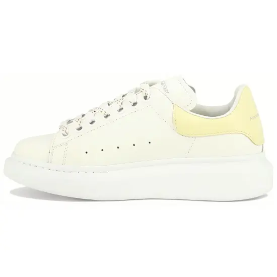 Alexander McQueen Oversized White Lemon Yellow Women's
