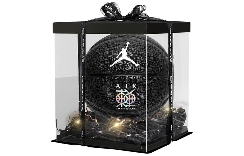 Jordan Artificial Leather Basketball Black Size 7 Ball Training