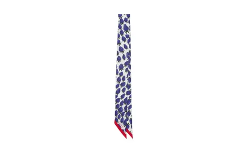 Burberry Silk Scarves Women's Blue