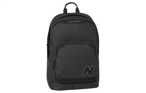 New Balance Embossed Polyurethane Backpack Men's Black