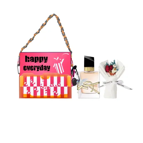 YSL, fresh gift box, perfume, set, new version, punk style, light luxury style