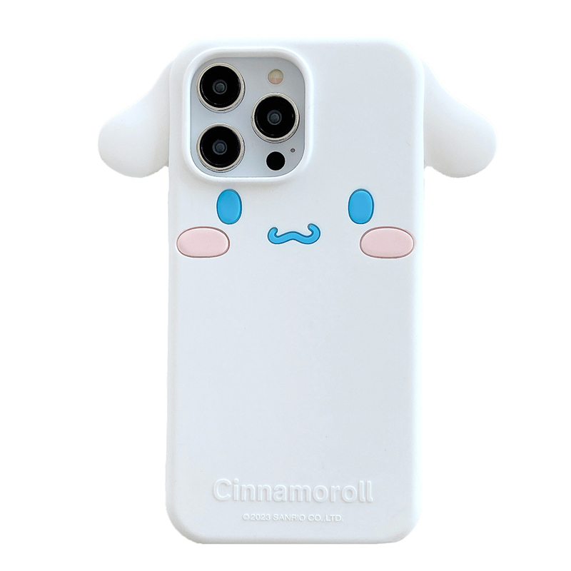 Sanrio Sanrio, apple, silicone cartoon compatible phone case, iPhone12, material, 13/14/15, 15 series