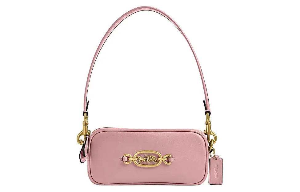 COACH Avery Cow Leather Portable Crossbody Bag, Shoulder Bag Small Women's Soft Pink