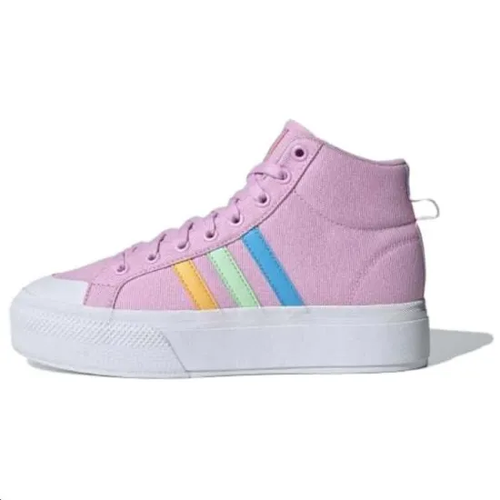 Adidas Neo Bravada 2.0 Platform Mid Bliss Lilac Semi Spark Semi Green Spark Women's