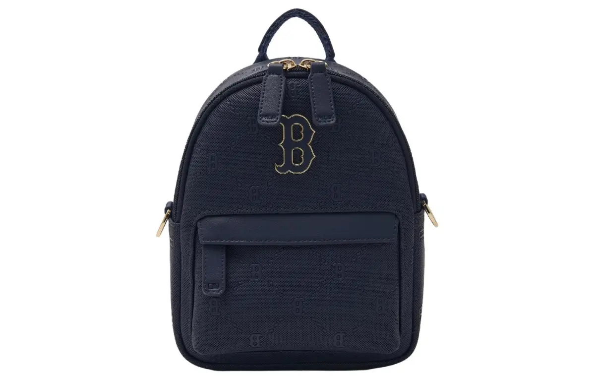 MLB Artificial Leather Backpack Men's Marine Blue