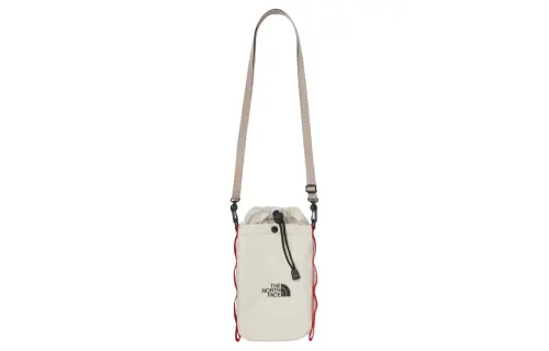 THE NORTH FACE 1.4L Crossbody Bag, Shoulder Bag, Outdoor Bag Nylon Ecru Unisex