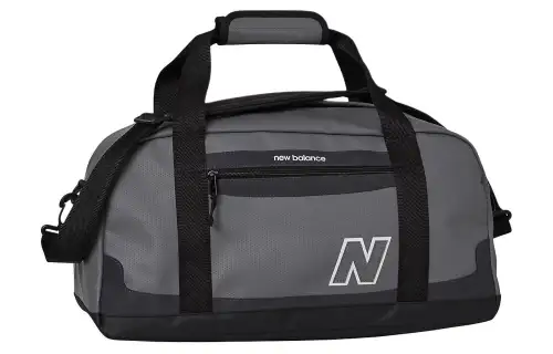 New Balance Polyurethane Handbag Travel Bag Regular Unisex Gray