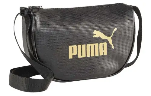 PUMA Polyester Shoulder Bag, Crossbody Bag Regular Women's Black