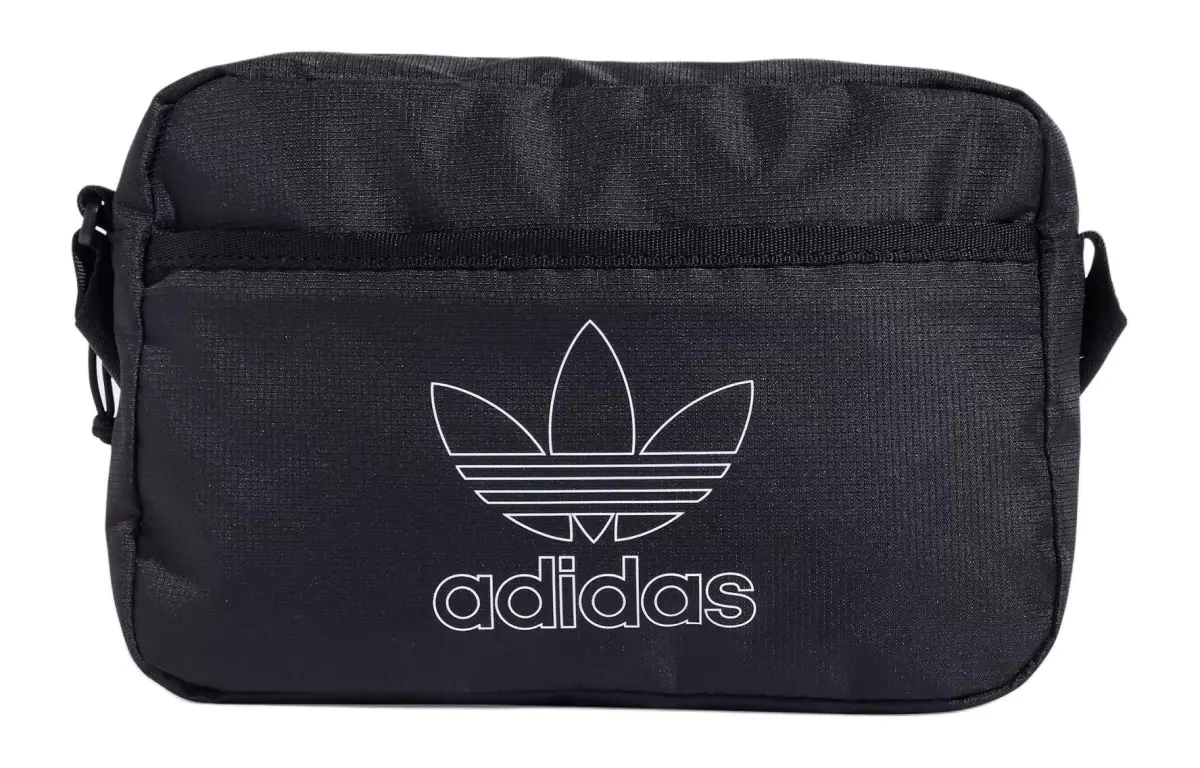 Adidas Originals Recycled Polyester Shoulder Bag Unisex Black