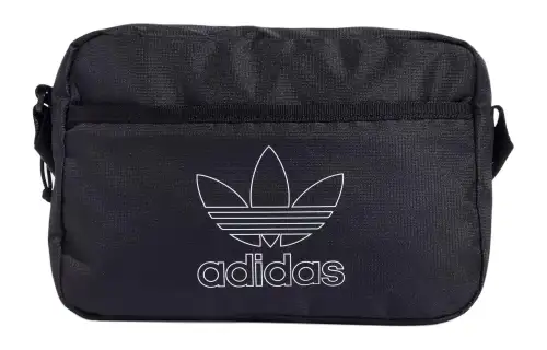 Adidas Originals Recycled Polyester Shoulder Bag Unisex Black