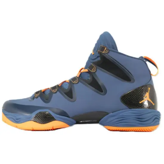 Air Jordan 28 Vintage Basketball Shoes Men Mid-Top Blue