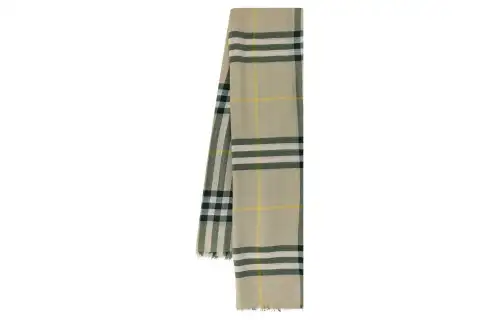 Burberry Vintage Check Fringed Edge Scarf