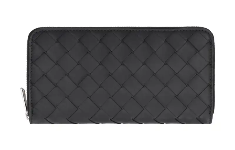 Bottega Veneta Intrecciato Zip Around Wallet