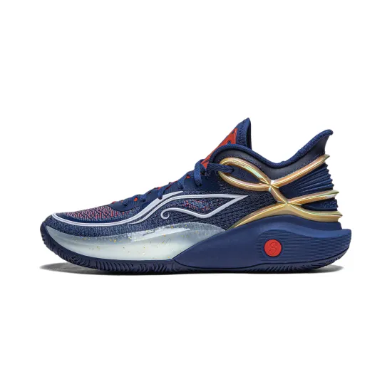 LINING CJ-3 Basketball Shoes Men Low-Top Navy