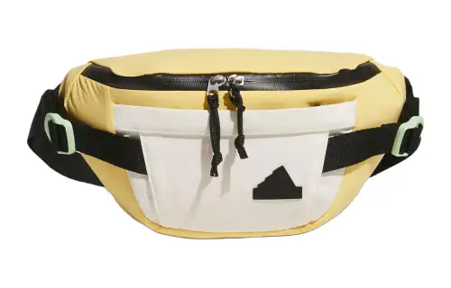 Adidas Recycled Polyamide Shoulder Bag, Crossbody Bag, Fanny Pack Small Unisex Apricot Yellow