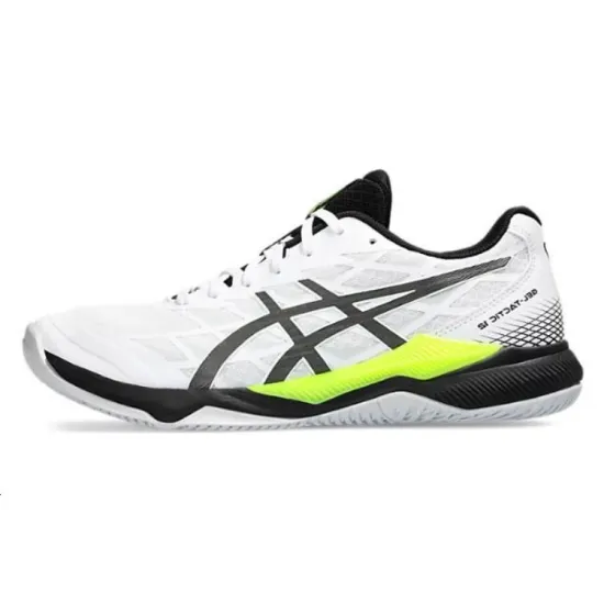 Asics Gel Tactic 12 2E Wide 'White Gunmetal Volt'