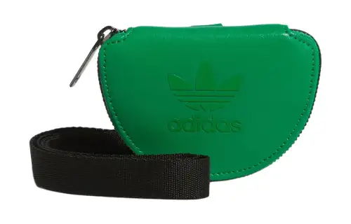 Adidas Originals Polyurethane Coin Purse Small Unisex Rhine Green