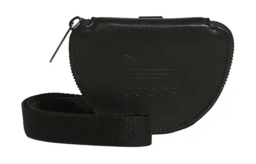 Adidas Originals Polyurethane Coin Purse Small Unisex Black
